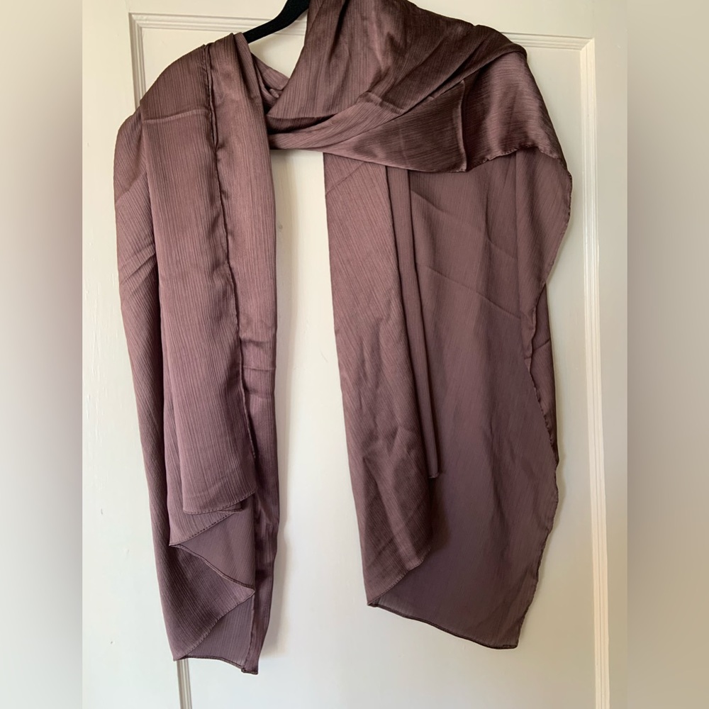 Shimmery Deep Brown Scarves or Wraps